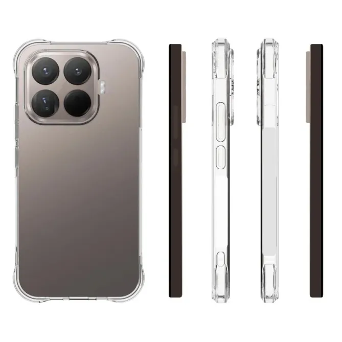 Coque Xiaomi 17T transparente coins renforcés + 2 verres trempés