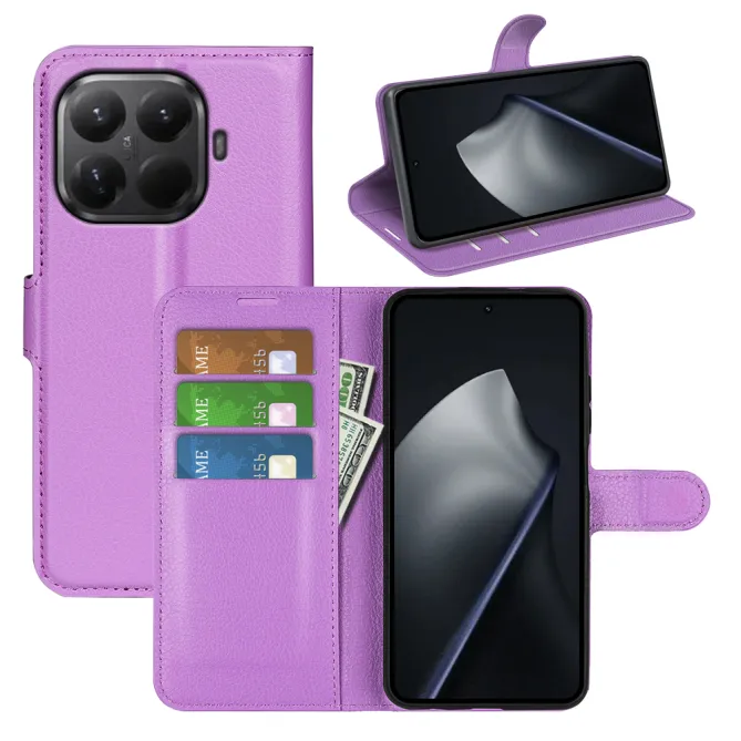 Housse Xiaomi 17T portefeuille style cuir