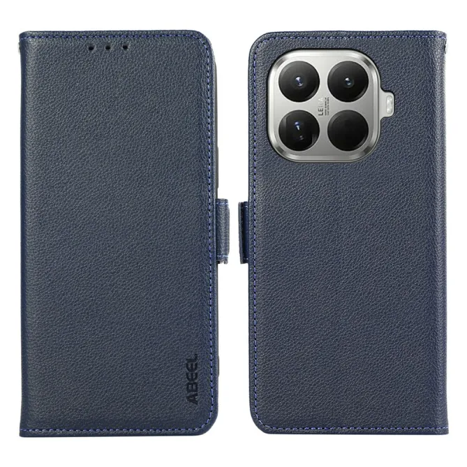 Housse Xiaomi 17T Legacy simili cuir grain litchi slim