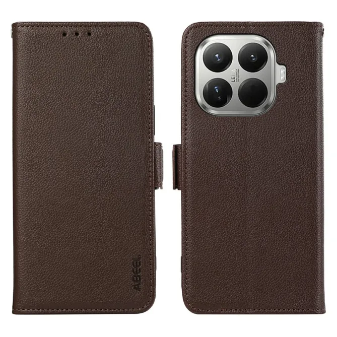 Housse Xiaomi 17T Legacy simili cuir grain litchi slim
