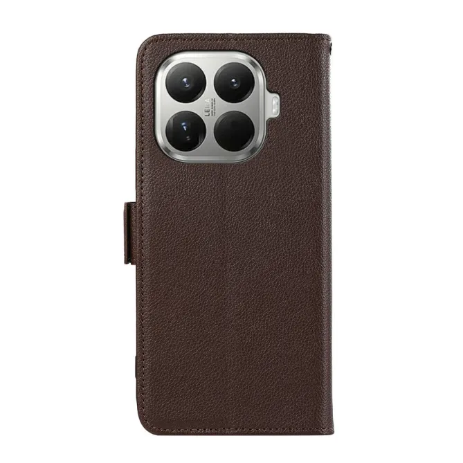 Housse Xiaomi 17T Legacy simili cuir grain litchi slim