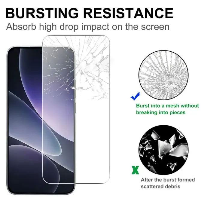 Verre Trempé Xiaomi 17T Pro 9H Bords Arrondis