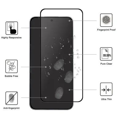 Verre trempé Xiaomi 17T AGC bords noirs full