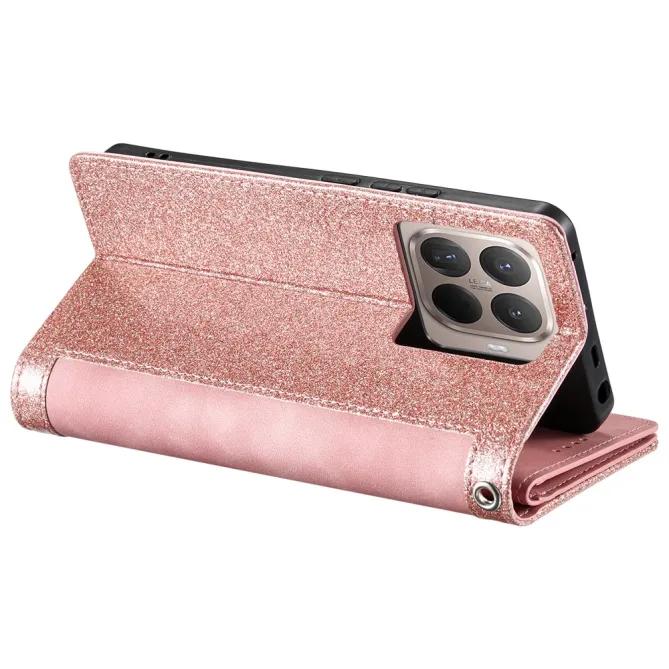 Housse Xiaomi 17T zippée 9 cartes simili cuir dragonne