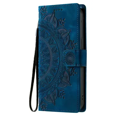 Housse Xiaomi 17T Mandala Relief Simili Cuir avec Dragonne