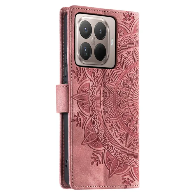 Housse Xiaomi 17T Mandala Relief Simili Cuir avec Dragonne