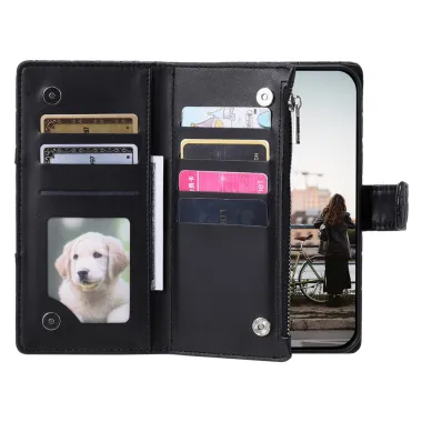 Housse Xiaomi 17T matelassée zippée porte-cartes dragonne