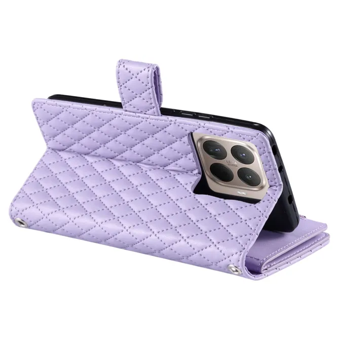 Housse Xiaomi 17T matelassée zippée porte-cartes dragonne