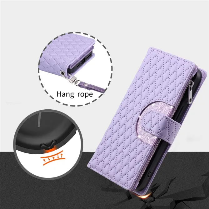 Housse Xiaomi 17T matelassée zippée porte-cartes dragonne
