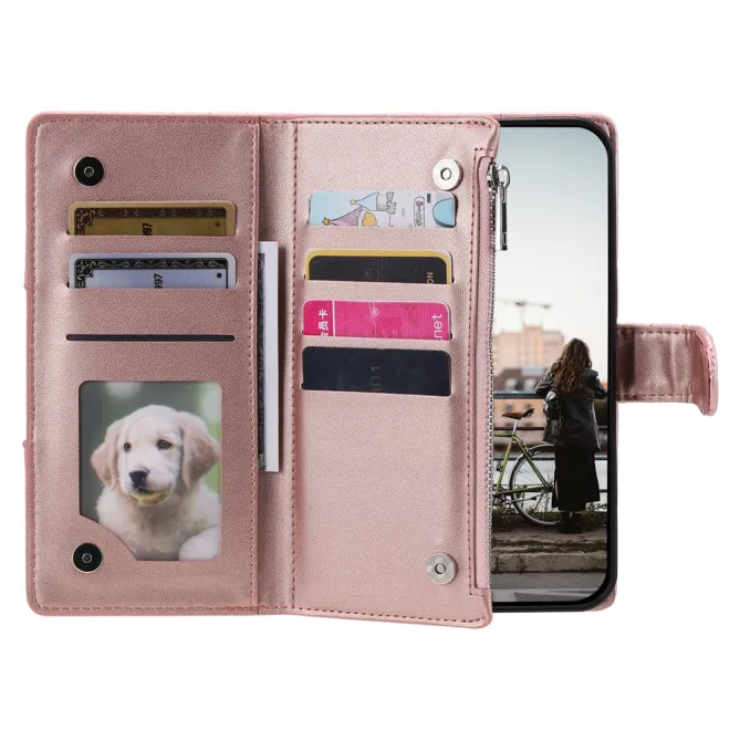 Housse Xiaomi 17T matelassée zippée porte-cartes dragonne