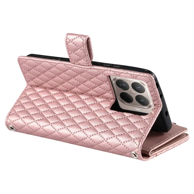 Housse Xiaomi 17T matelassée zippée porte-cartes dragonne
