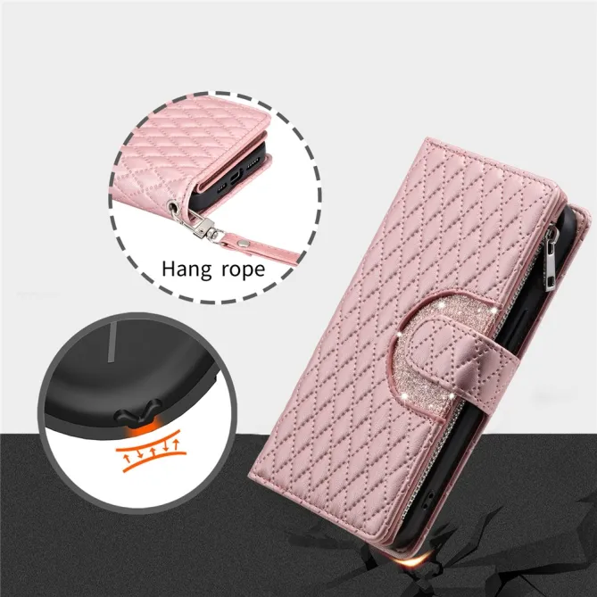 Housse Xiaomi 17T matelassée zippée porte-cartes dragonne