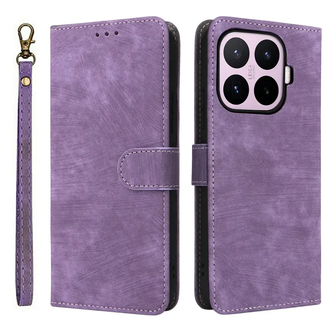Housse Xiaomi 17T Rétro Simili Cuir à Lanière