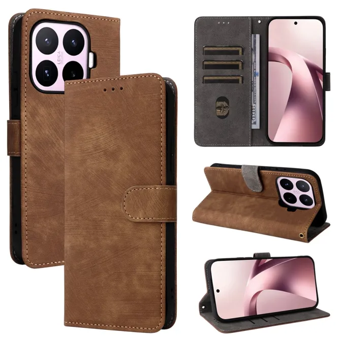 Housse Xiaomi 17T Rétro Simili Cuir à Lanière