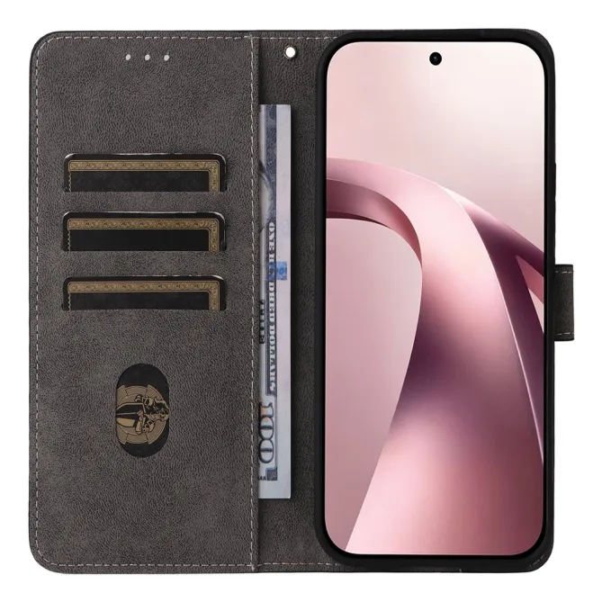 Housse Xiaomi 17T Rétro Simili Cuir à Lanière