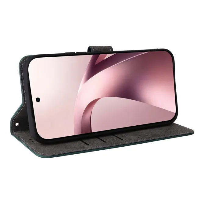 Housse Xiaomi 17T Rétro Simili Cuir à Lanière