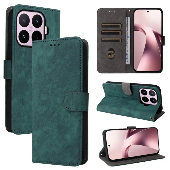 Housse Xiaomi 17T Rétro Simili Cuir à Lanière