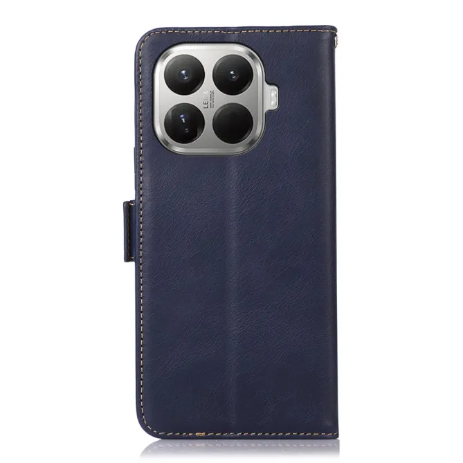 Housse Xiaomi 17T Cuir Véritable RFID Porte-Cartes