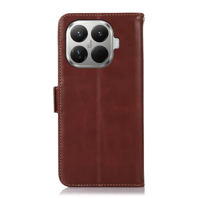 Housse Xiaomi 17T Cuir Véritable RFID Porte-Cartes