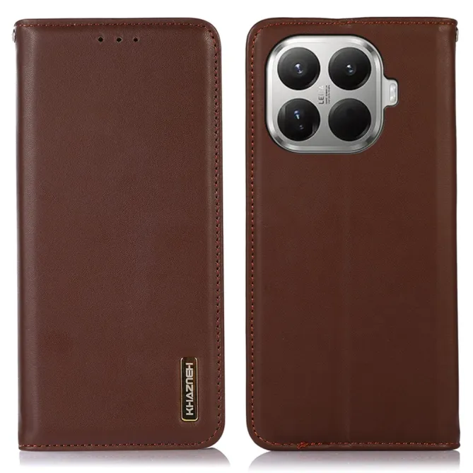 Housse Xiaomi 17T cuir véritable Nappa RFID rabat flip