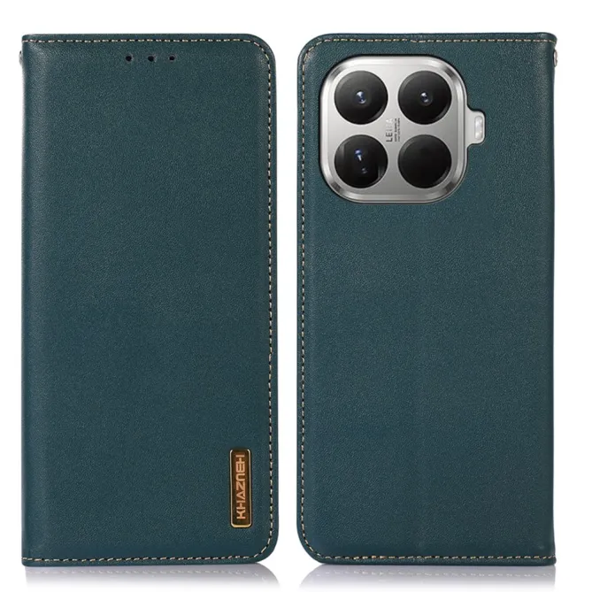 Housse Xiaomi 17T cuir véritable Nappa RFID rabat flip