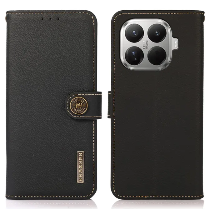 Housse Xiaomi 17T KHAZNEH Portefeuille RFID Cuir Véritable