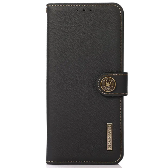 Housse Xiaomi 17T KHAZNEH Portefeuille RFID Cuir Véritable