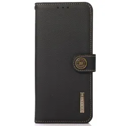 Housse Xiaomi 17T KHAZNEH Portefeuille RFID Cuir Véritable