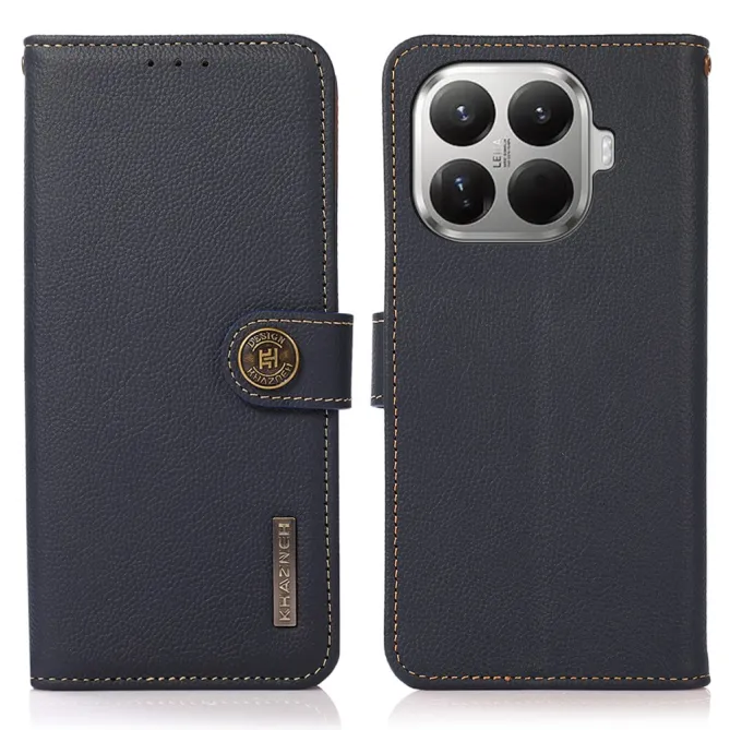 Housse Xiaomi 17T KHAZNEH Portefeuille RFID Cuir Véritable
