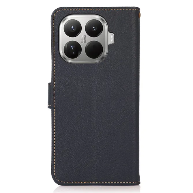 Housse Xiaomi 17T KHAZNEH Portefeuille RFID Cuir Véritable
