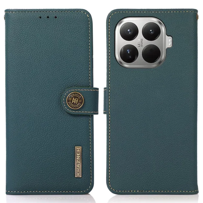 Housse Xiaomi 17T KHAZNEH Portefeuille RFID Cuir Véritable
