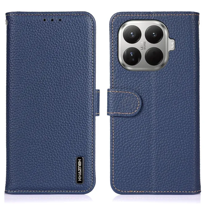 Housse Xiaomi 17T Cuir Grainé First Litchi Véritable