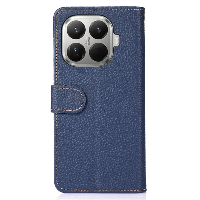 Housse Xiaomi 17T Cuir Grainé First Litchi Véritable