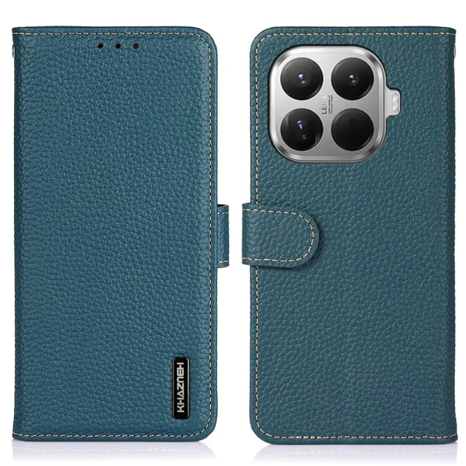 Housse Xiaomi 17T Cuir Grainé First Litchi Véritable