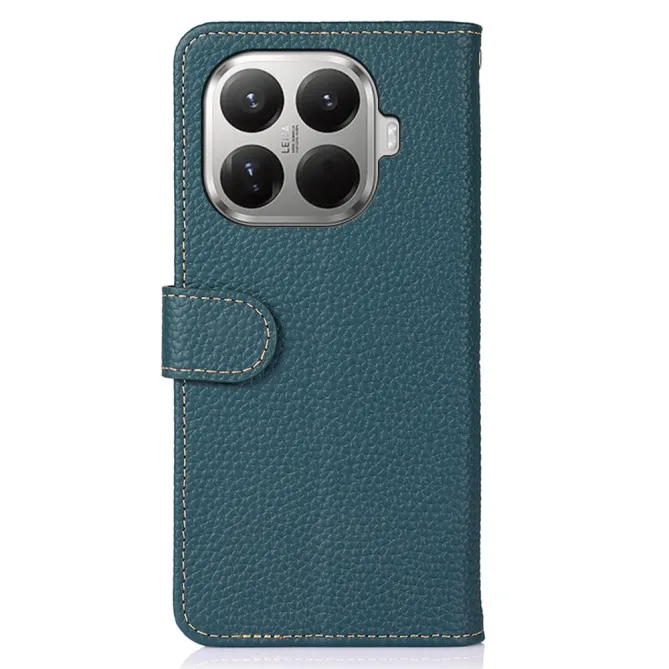 Housse Xiaomi 17T Cuir Grainé First Litchi Véritable