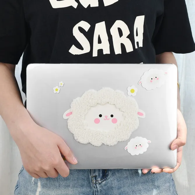 Coque MacBook Neo 13 pouces Moutons Kawaii