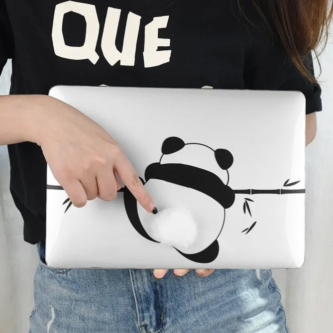 Coque MacBook Neo 13 pouces Panda Bambou