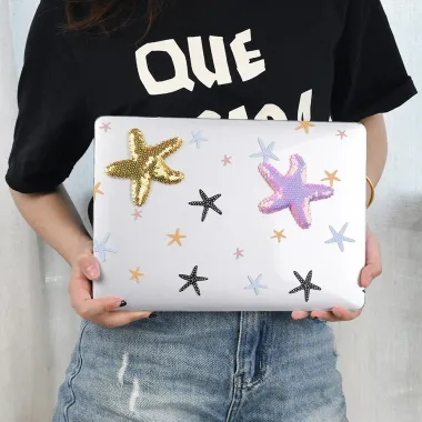 Coque MacBook Neo 13 pouces (2026) Étoiles de Mer DIY