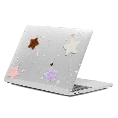 Coque MacBook Neo 13 pouces Étoiles Peluche Flocons