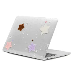 Coque MacBook Neo 13 pouces Étoiles Peluche Flocons