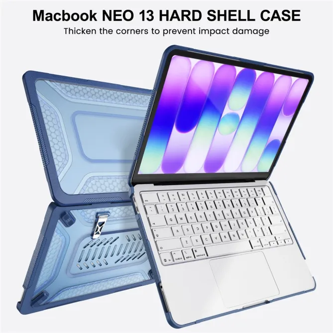 Coque MacBook Neo 13 pouces Shield Pro Béquille