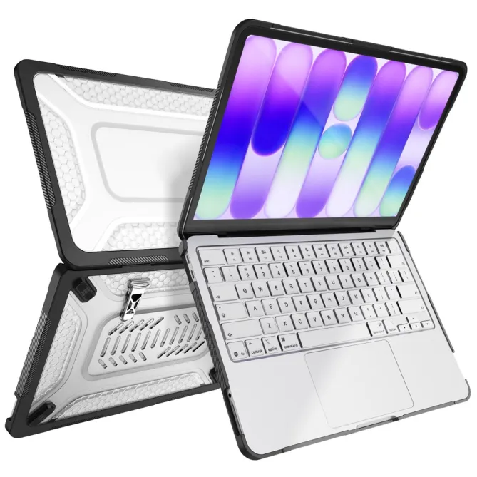 Coque MacBook Neo 13 pouces Shield Pro Béquille