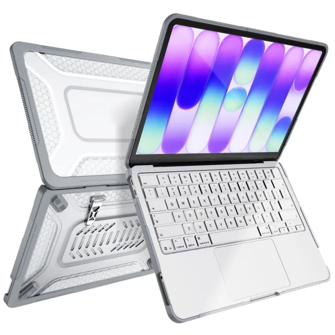 Coque MacBook Neo 13 pouces Shield Pro Béquille