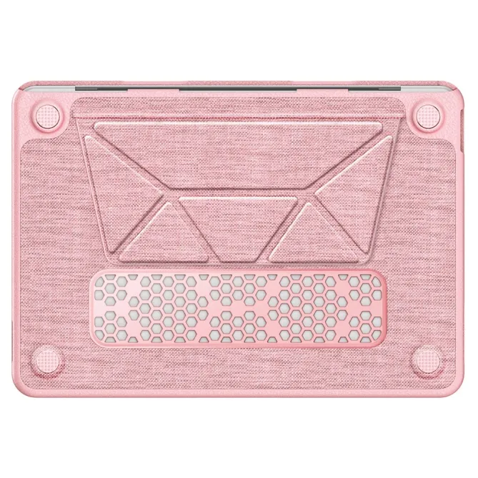 Coque MacBook Neo 13 pouces Tissu Premium Béquille