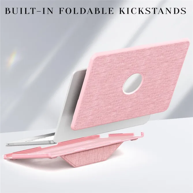 Coque MacBook Neo 13 pouces Tissu Premium Béquille