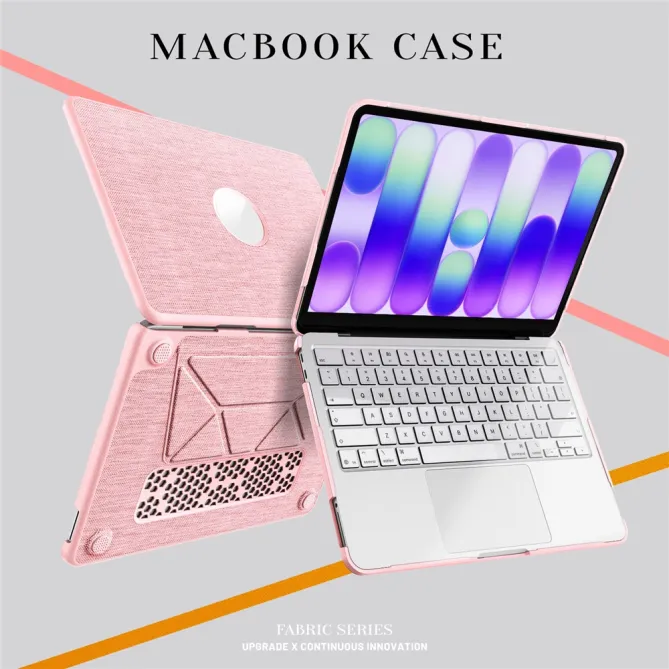 Coque MacBook Neo 13 pouces Tissu Premium Béquille