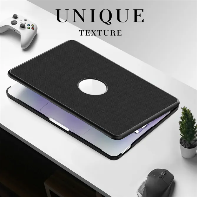 Coque MacBook Neo 13 pouces Tissu Premium Béquille
