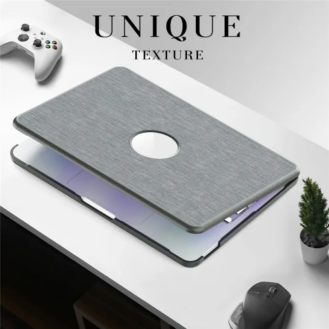 Coque MacBook Neo 13 pouces Tissu Premium Béquille