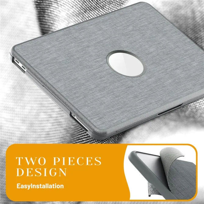 Coque MacBook Neo 13 pouces Tissu Premium Béquille