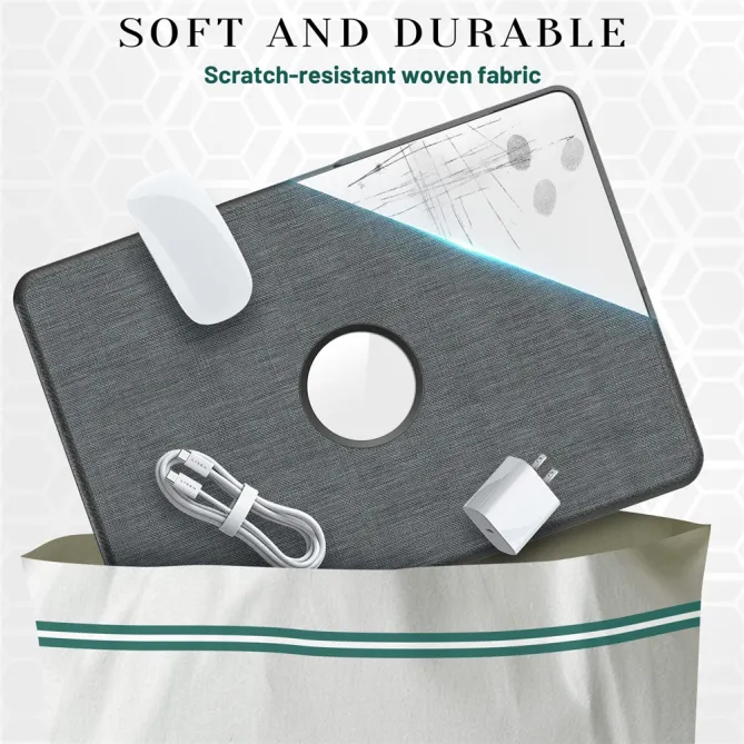 Coque MacBook Neo 13 pouces Tissu Premium Béquille